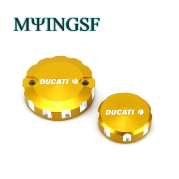 За DUCATI Hypermotard/Multistrada/Monster 1100/S/EVO 1200/S/R Предната Спирачна система на Съединителя и Задната Капачка на Резервоара за Спирачната течност с ЦПУ