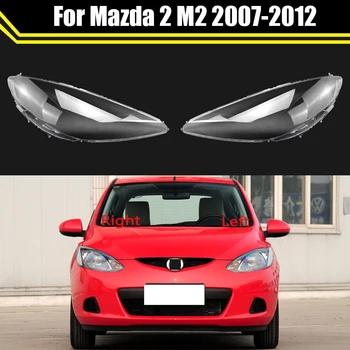 За Mazda 2 M2 2007 ~ 2012 Автомобили Размерът на Фаровете във формата на Миди, Лампа, Капак фарове, фарове за лампа, Осветление, Стъклена леща, Корпус, Капак на лампата, Шапки
