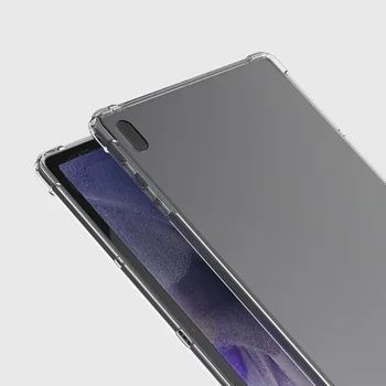 За Samsung Galaxy Tab S7 S8 Plus S7 FE SM-T970 Прозрачна Мека Делото за Galaxy Tab S7 S8 Plus S6 Lite 2022 Калъф