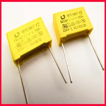 Защитен кондензатор от 280 До 0,1 на icf (104 Дж) абсолютно нов, количество 6*18, стъпка 15