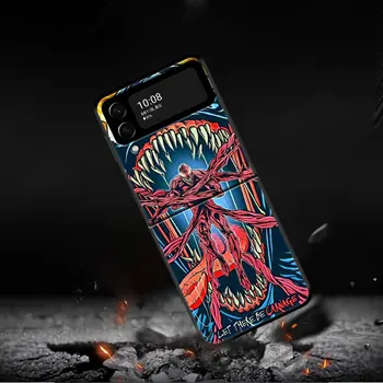Калъф За Телефон Samsung Galaxy Z Flip Z Flip3 5G Z Flip4 Твърд PC Матирана Обвивка на Популярната Marvel Venom