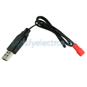 НОВ 3,7 ДО 500 ma на Изход 1 S Lipo Литиева Батерия-USB Кабел за Зарядно Устройство Червен JST Дамски Корона