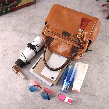 Чанта Дамски Дамска чанта от естествена кожа, дамски чанти, чанти през рамо, за жени, дамски чанти на рамо от естествена кожа bolsa feminina Мъкна