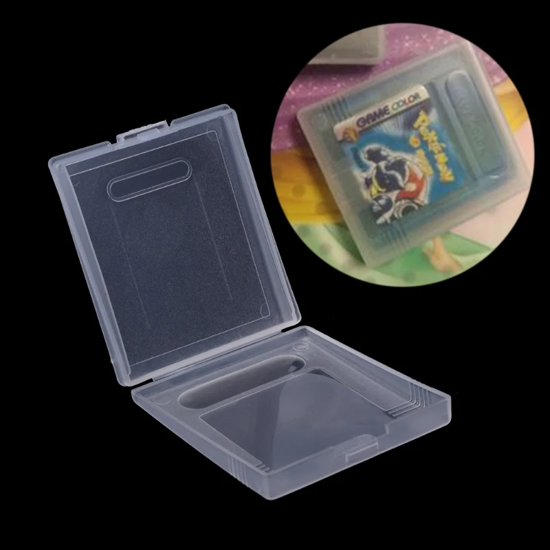 5x Прозрачна Пластмасова Пылезащитная Капак За Игра Касета За Nintendo Game Boy Color GBC 2