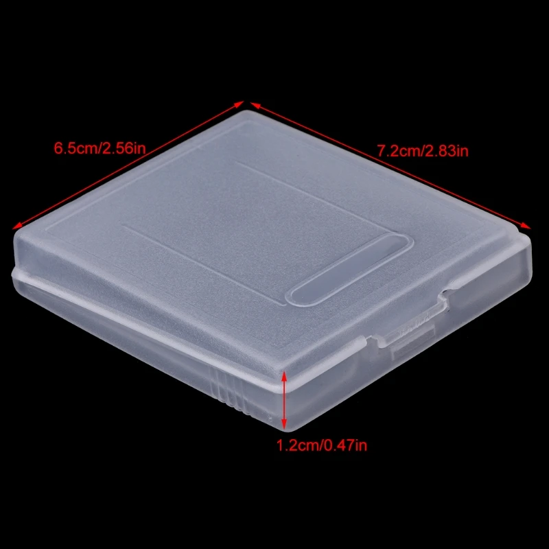 5x Прозрачна Пластмасова Пылезащитная Капак За Игра Касета За Nintendo Game Boy Color GBC 3