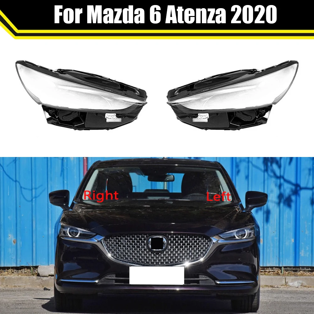 За Atenza Mazda 6 2020-2021 Прозрачен Калъф За предните Фарове, Капак на Обектива Авто Лампа за осветление със Стъклен Капак на корпуса на Лампата 1