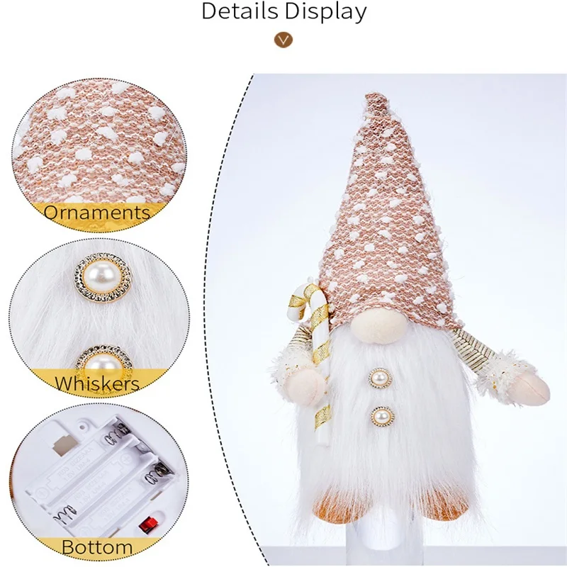 Коледна Безлични Кукла Забавни Коледни Декорации за Дома 2022 Коледен Орнамент Подаръци за Нова Година 2023 1