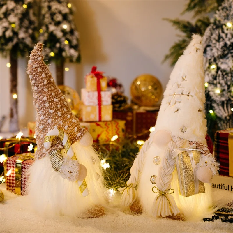 Коледна Безлични Кукла Забавни Коледни Декорации за Дома 2022 Коледен Орнамент Подаръци за Нова Година 2023 3