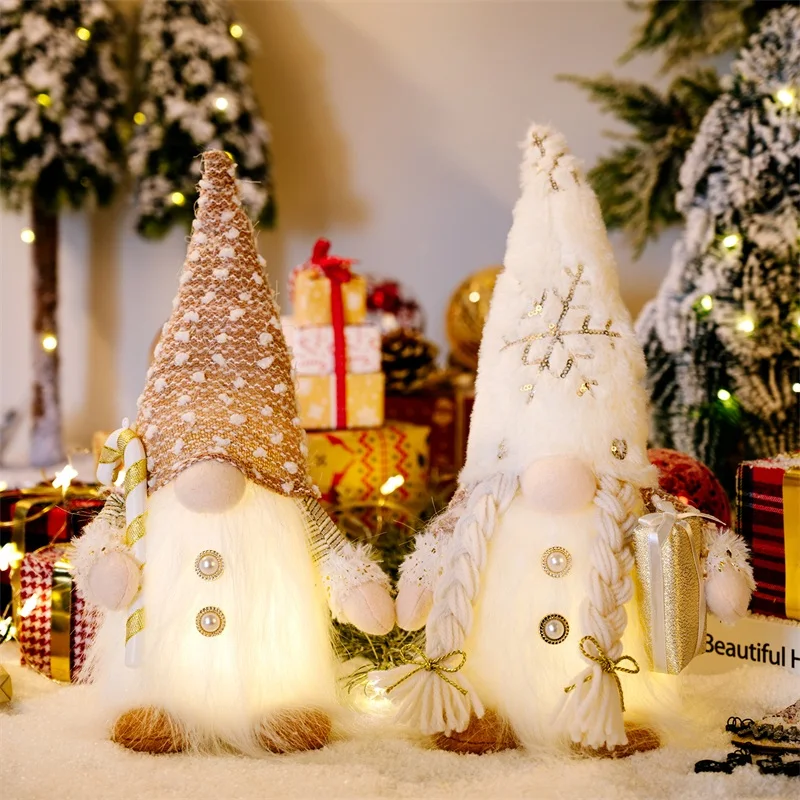 Коледна Безлични Кукла Забавни Коледни Декорации за Дома 2022 Коледен Орнамент Подаръци за Нова Година 2023 5
