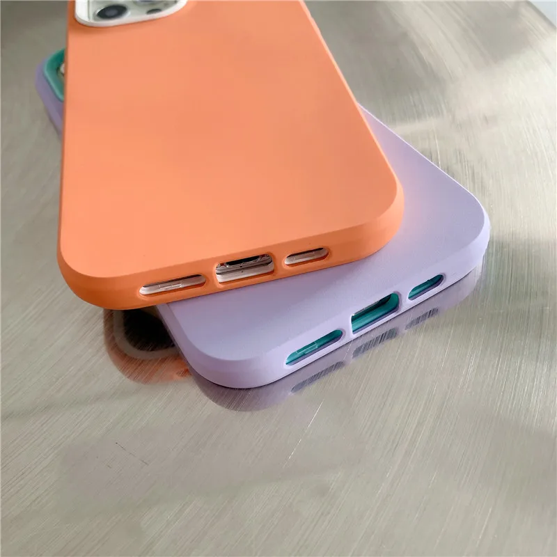 Силиконов Калъф ярки цветове за iPhone 13 Pro Max/12 Pro Max/11 Pro Max/XS 3 в 1 Защитен калъф за мобилен телефон iPhone XR Case 5